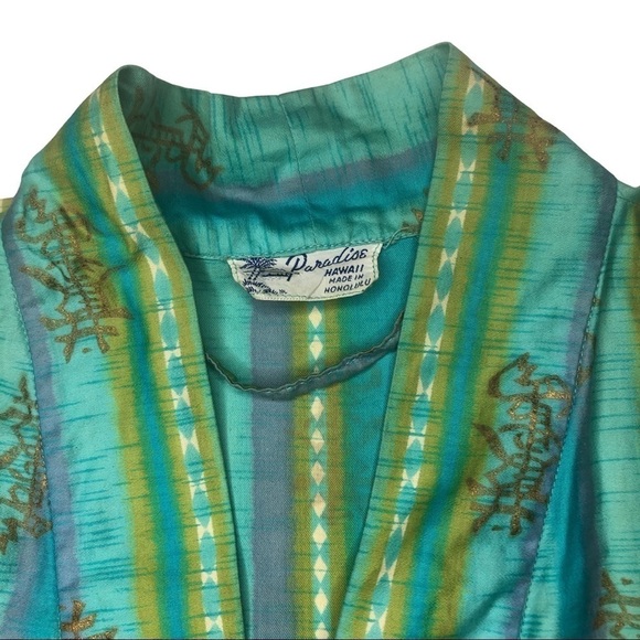 Vintage Paradise Hawaii Happi Coat Circa early 50’s - Picture 4 of 14